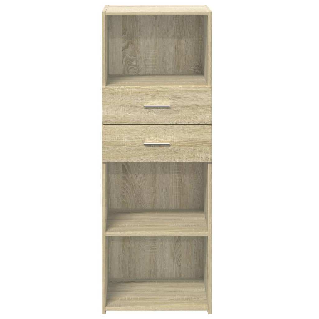 højskab 45x42,5x124 cm konstrueret træ sonoma-eg