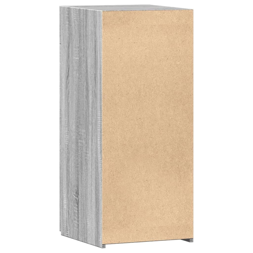 skab 40x42,5x93 cm konstrueret træ grå sonoma-eg