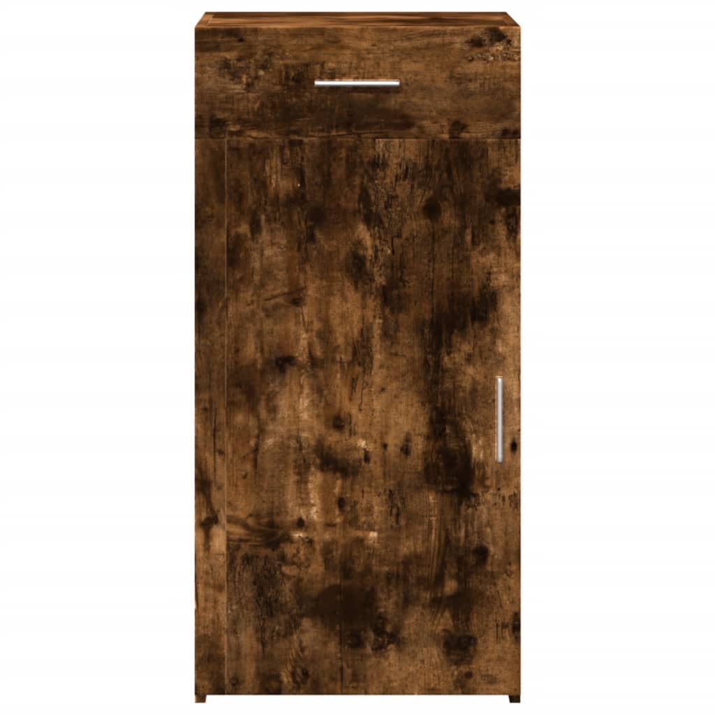 skab 45x42,5x93 cm konstrueret træ røget egetræsfarve