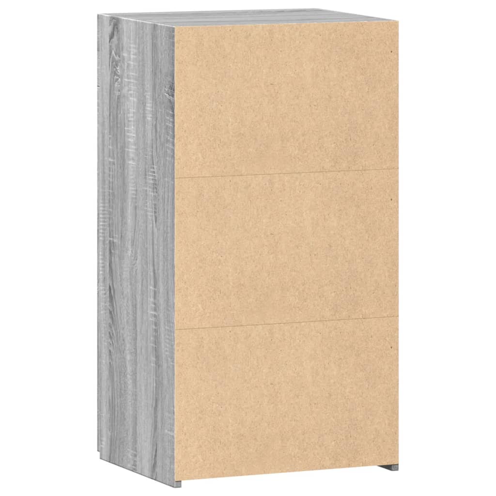 skab 50x42,5x93 cm konstrueret træ grå sonoma-eg