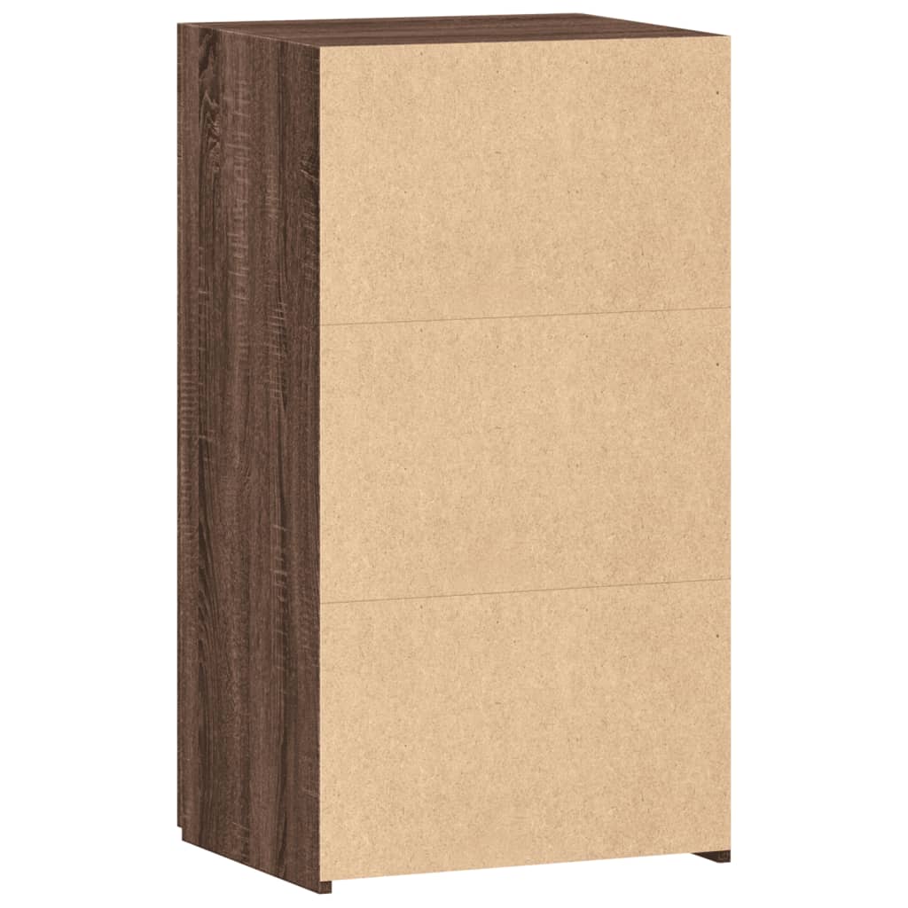 skab 50x42,5x93 cm konstrueret træ brun sonoma-eg