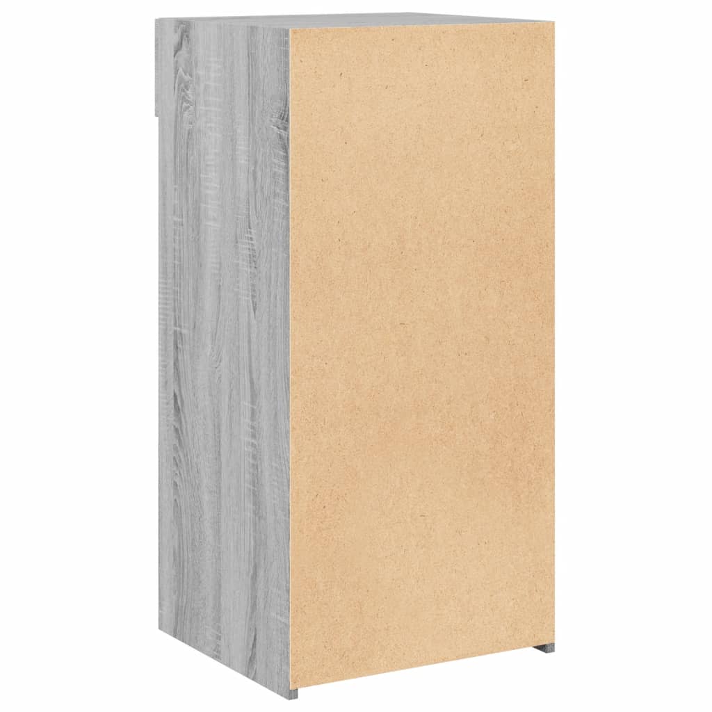skab 45x42,5x93 cm konstrueret træ grå sonoma-eg
