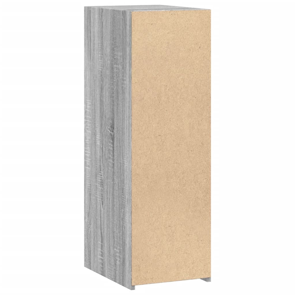 reol 30x41x93 cm konstrueret træ grå sonoma-eg