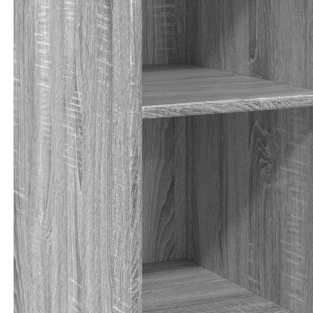 reol 30x41x93 cm konstrueret træ grå sonoma-eg