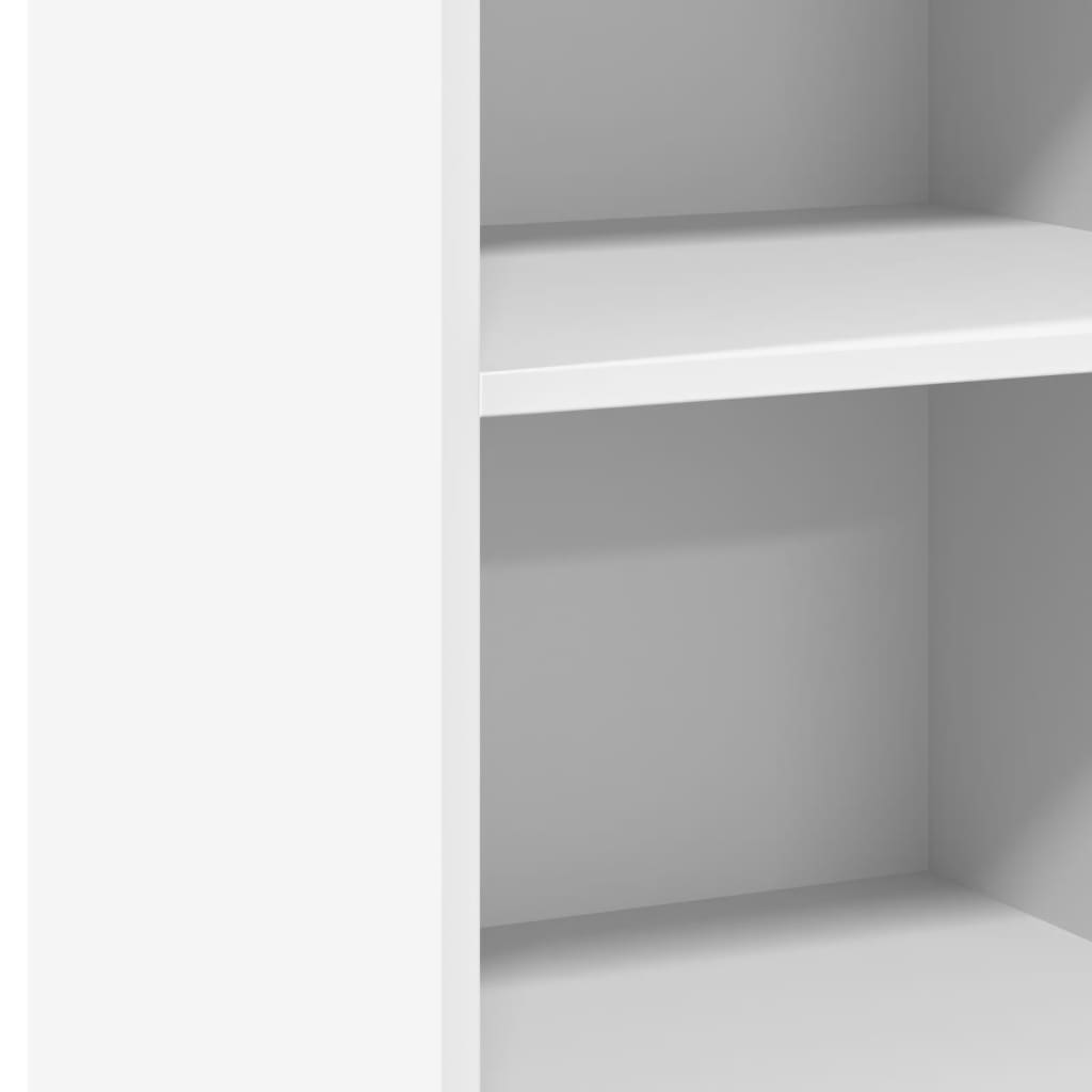 reol 45x41x93 cm konstrueret træ hvid