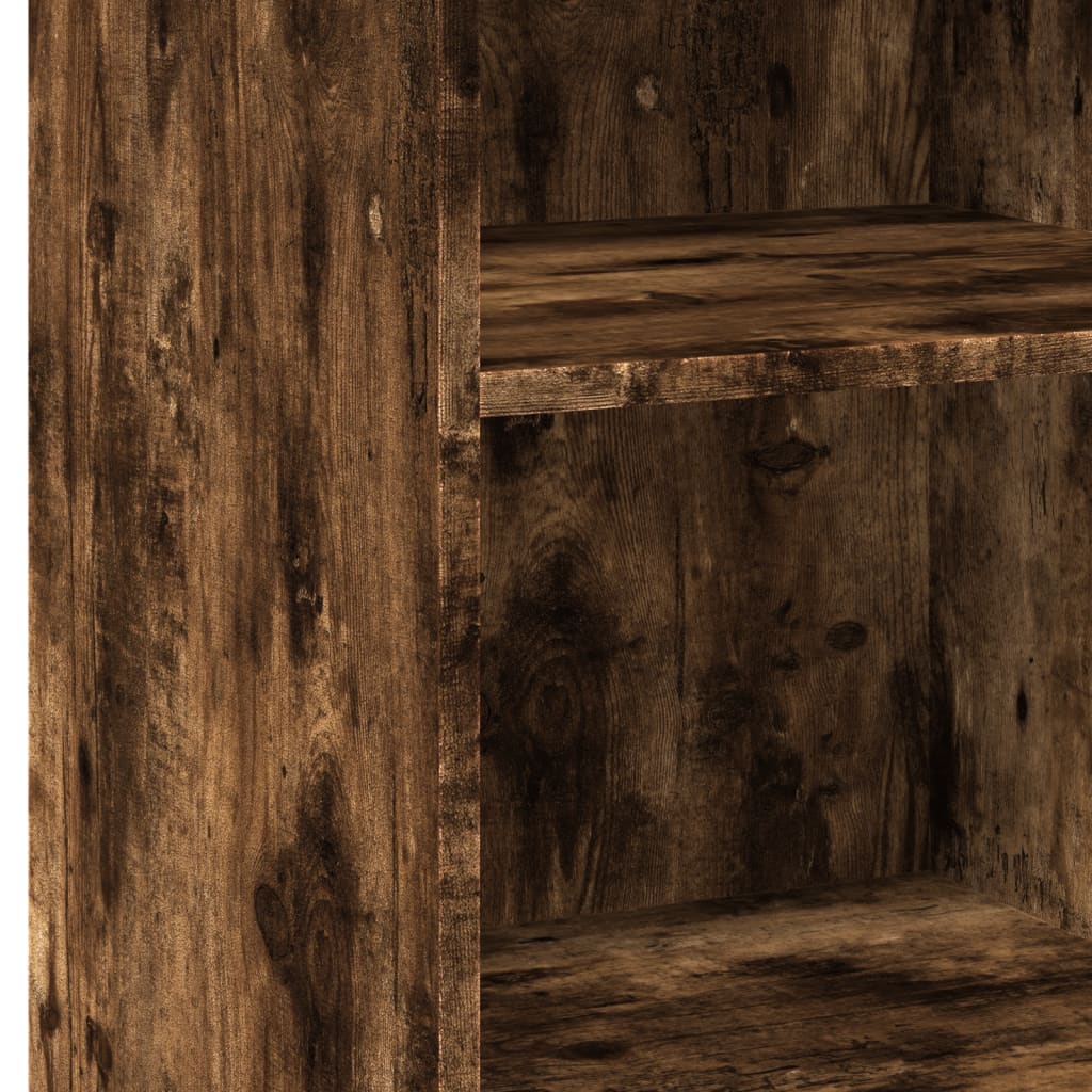 skab 45x41x93 cm konstrueret træ røget egetræsfarve