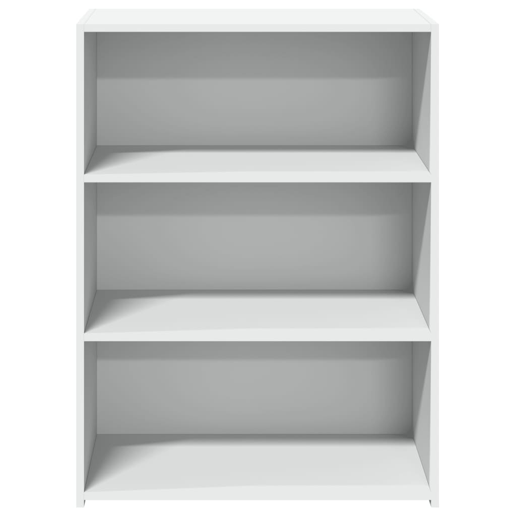 reol 70x41x93 cm konstrueret træ hvid