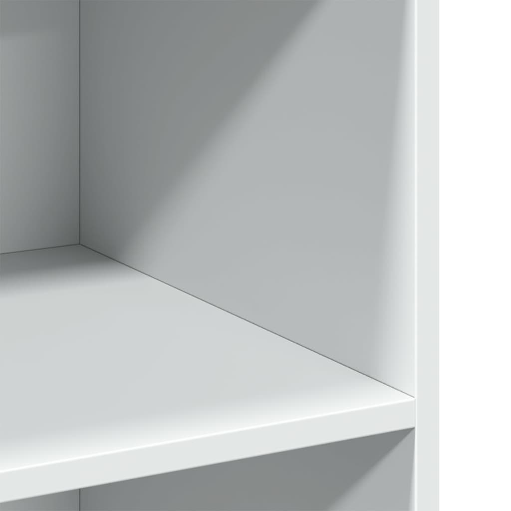 reol 70x41x93 cm konstrueret træ hvid