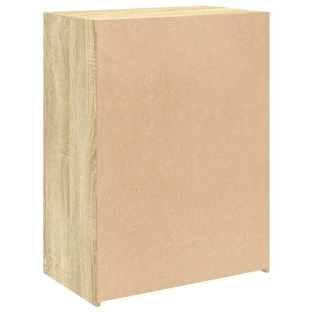 reol 70x41x93 cm konstrueret træ sonoma-eg