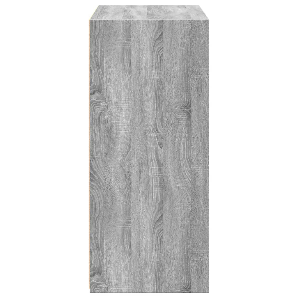 reol 70x41x93 cm konstrueret træ grå sonoma-eg
