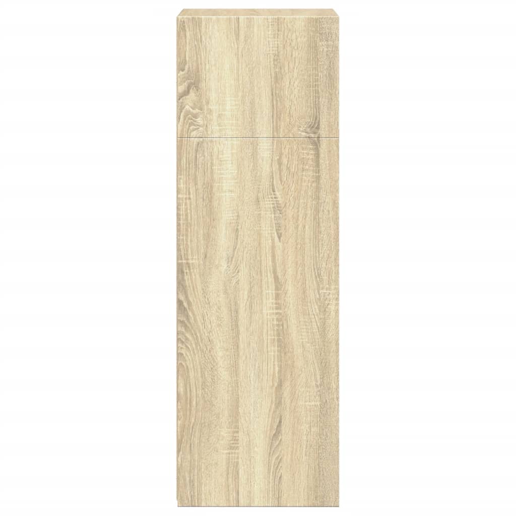 reol 45x41x124 cm konstrueret træ sonoma-eg