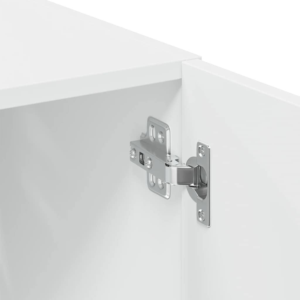 skab 50x42,5x225 cm smalt konstrueret træ hvid