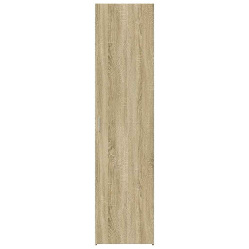 højskab 40x42,5x185 cm konstrueret træ sonoma-eg