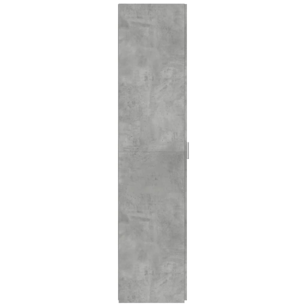 højskab 40x42,5x185 cm konstrueret træ betongrå