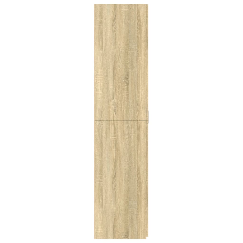 skab 70x42,5x185 cm konstrueret træ sonoma-eg