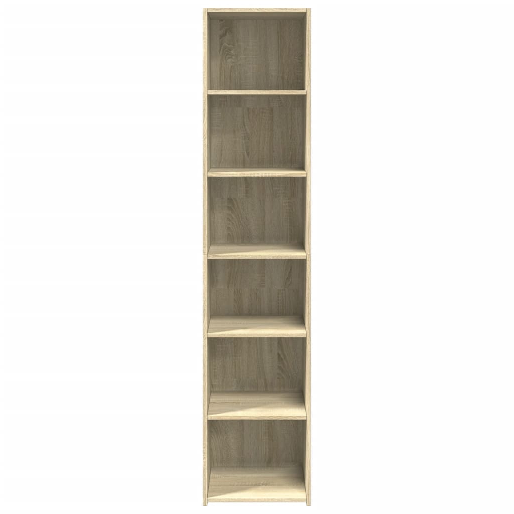 højskab 40x41x185 cm konstrueret træ sonoma-eg
