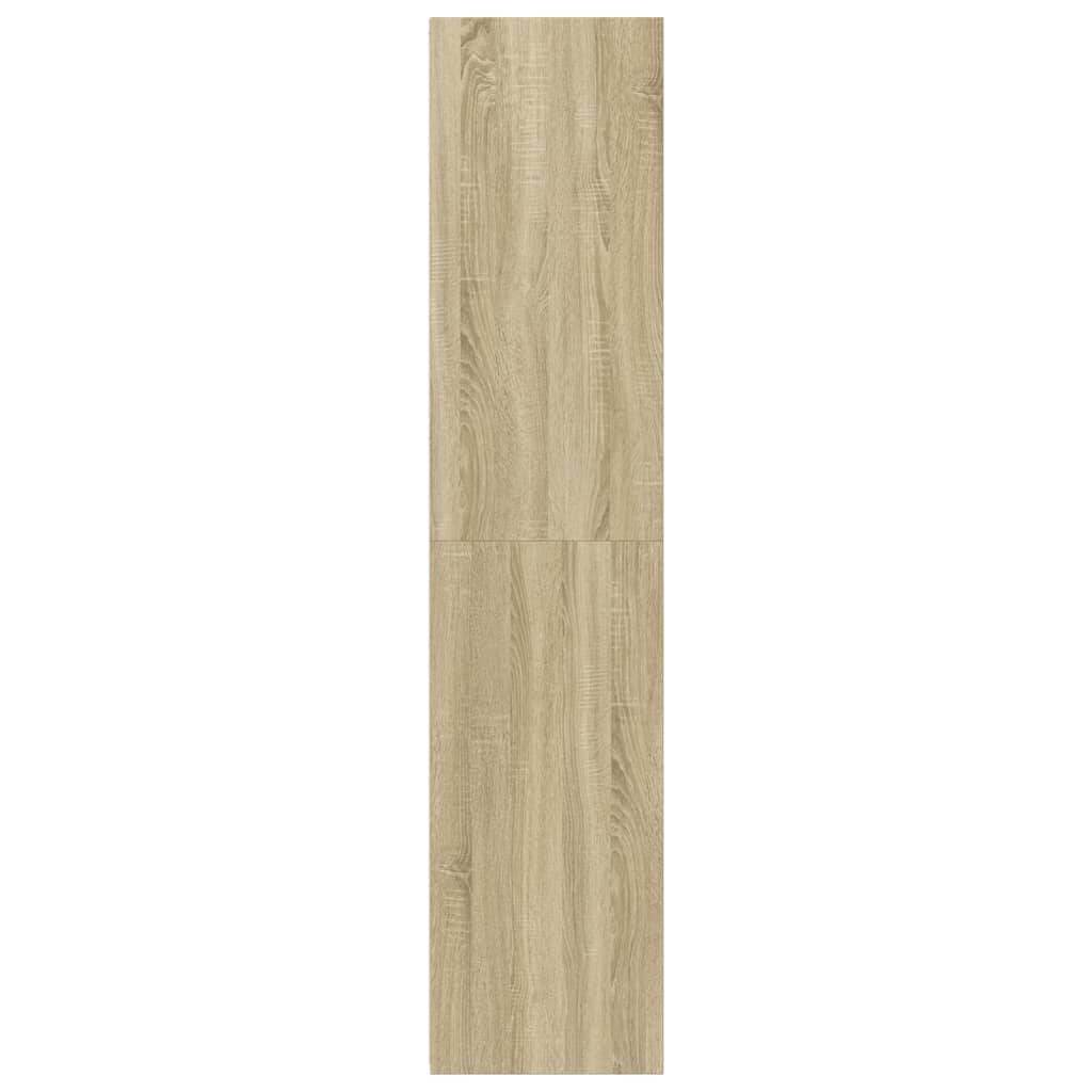 højskab 40x41x185 cm konstrueret træ sonoma-eg