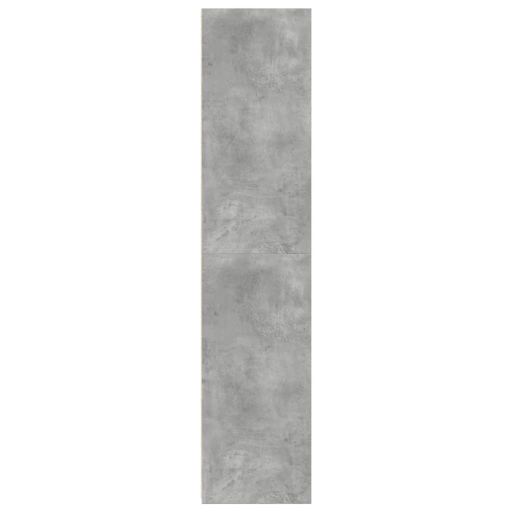 højskab 50x41x185 cm konstrueret træ betongrå