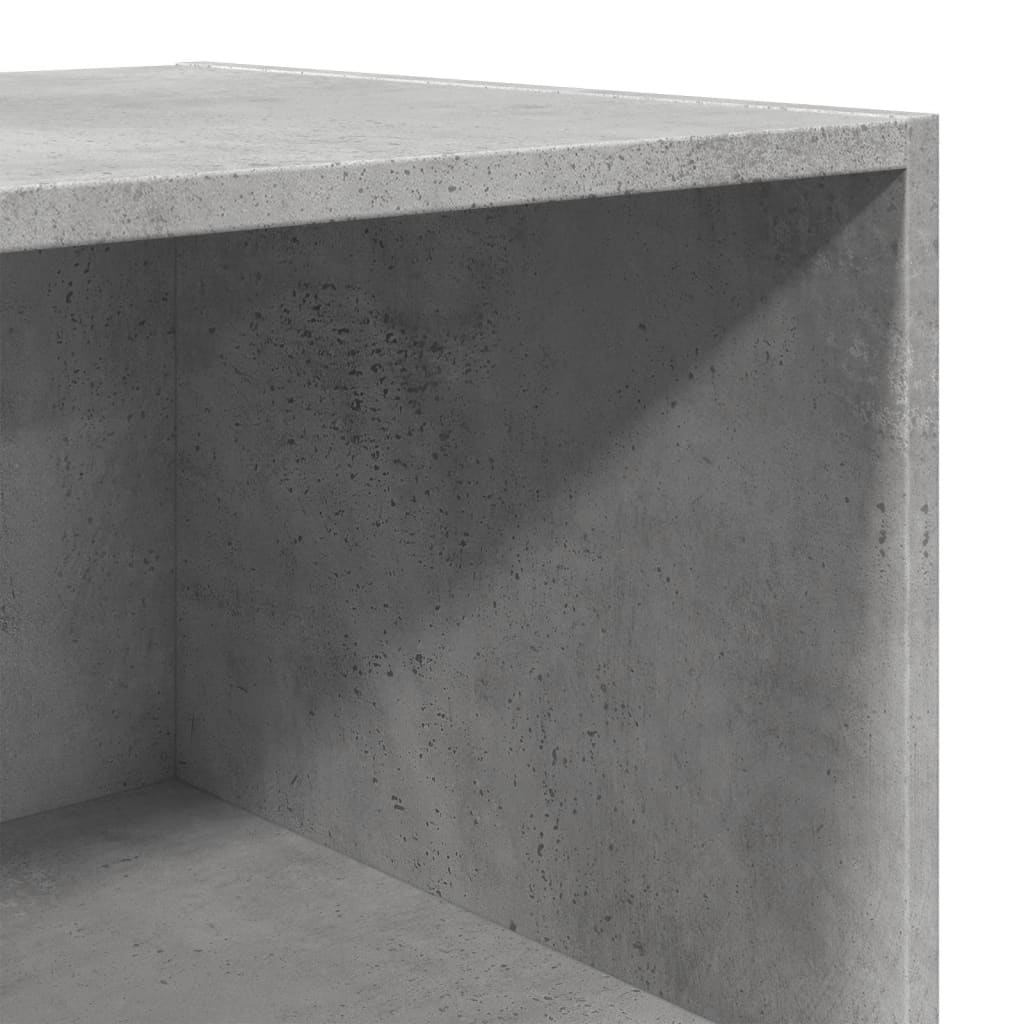 højskab 50x41x185 cm konstrueret træ betongrå