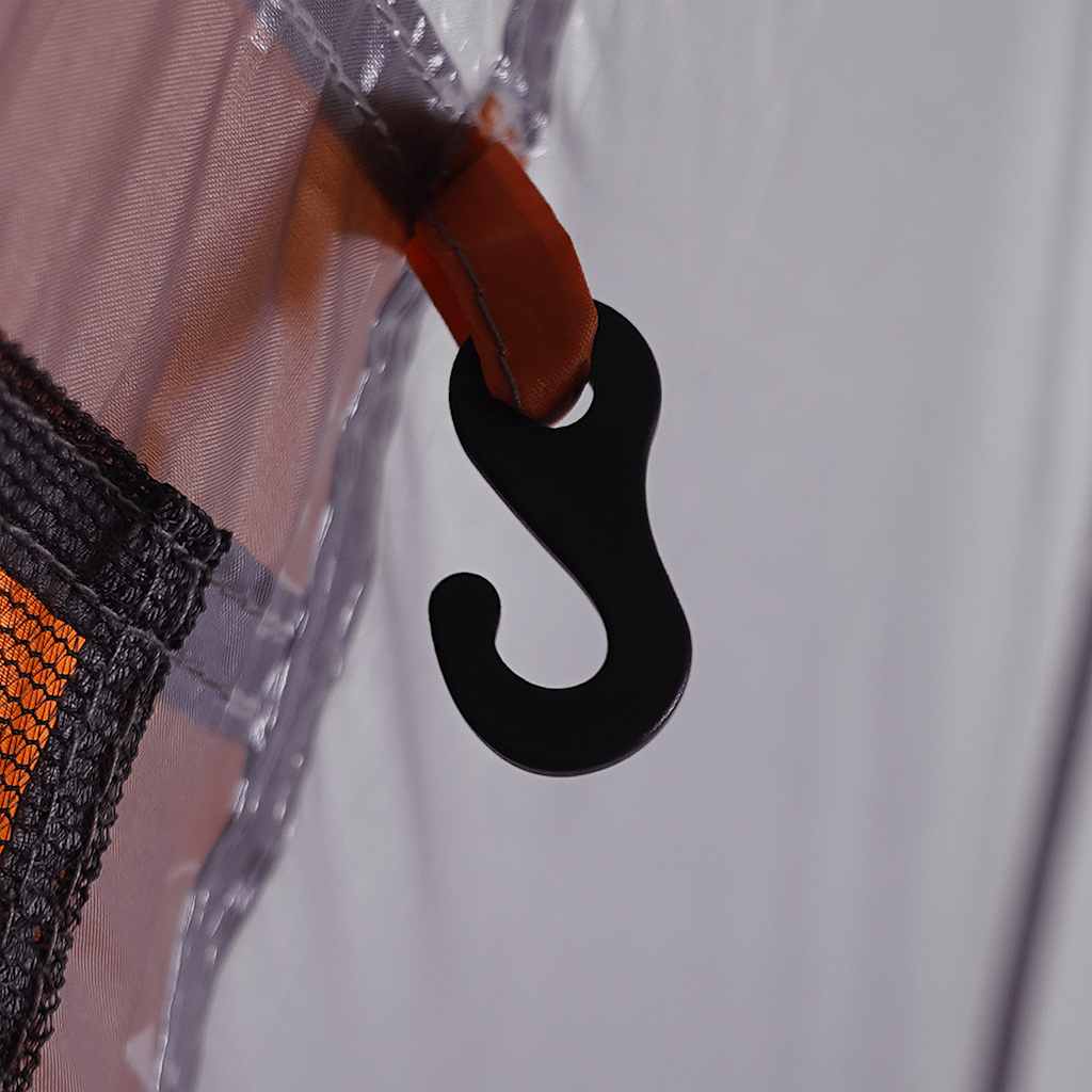 5-personers campingtelt vandtæt grå