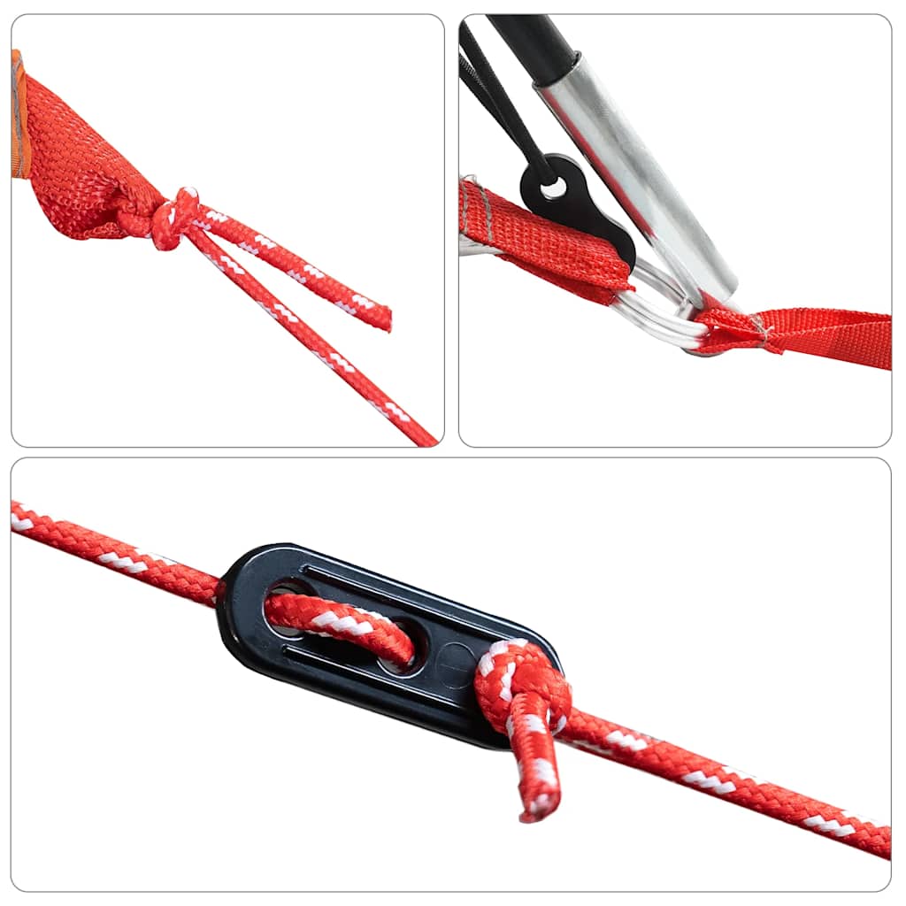 6-personers kuppeltelt vandtæt grøn