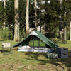 2-personers campingtelt vandtæt grøn