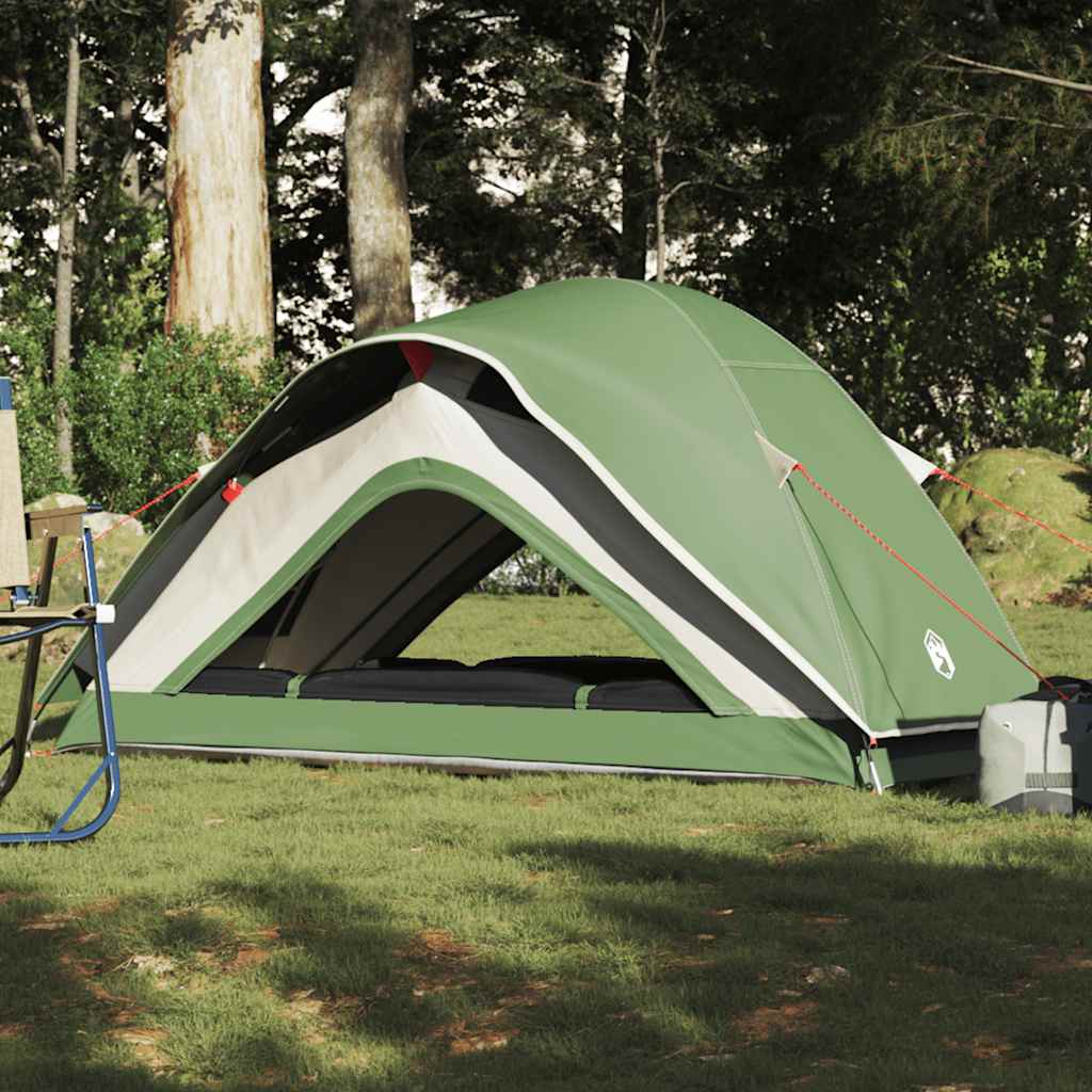 1-personers campingtelt vandtæt grøn