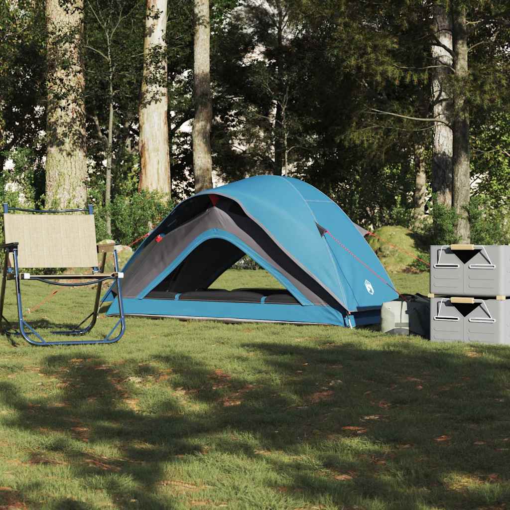 1-personers campingtelt vandtæt blå