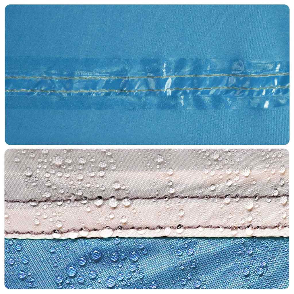 8-personers campingtelt vandtæt blå