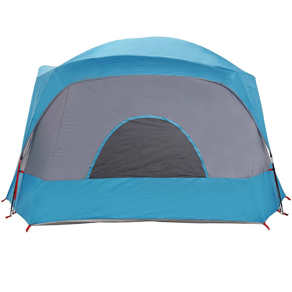 6-personers familietelt vandtæt blå