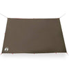 tarp 306x306 cm vandtæt brun