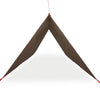 tarp 506x306 cm vandtæt brun