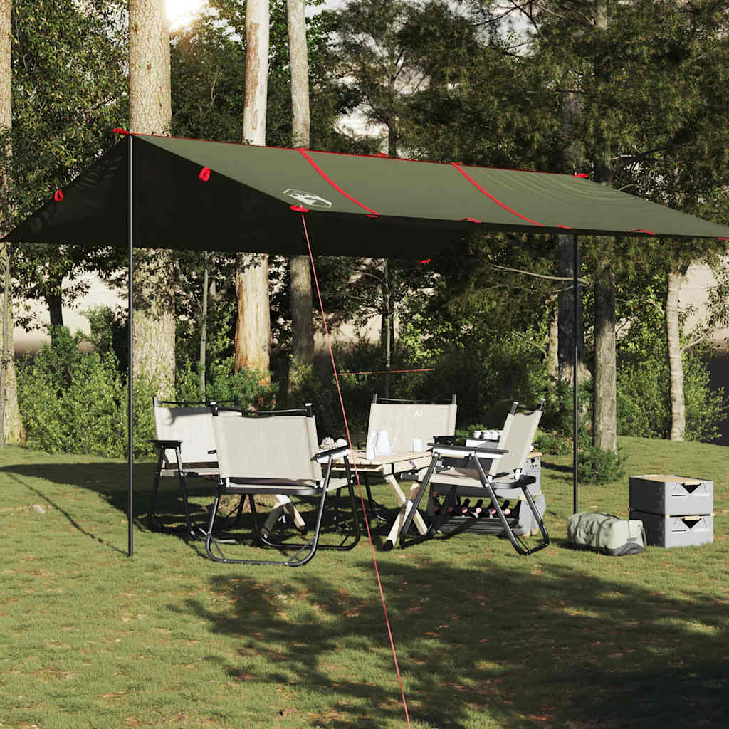 tarp 451x420 cm vandtæt olivengrøn