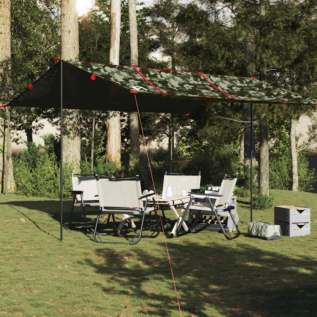 tarp 451x420 cm vandtæt camouflage
