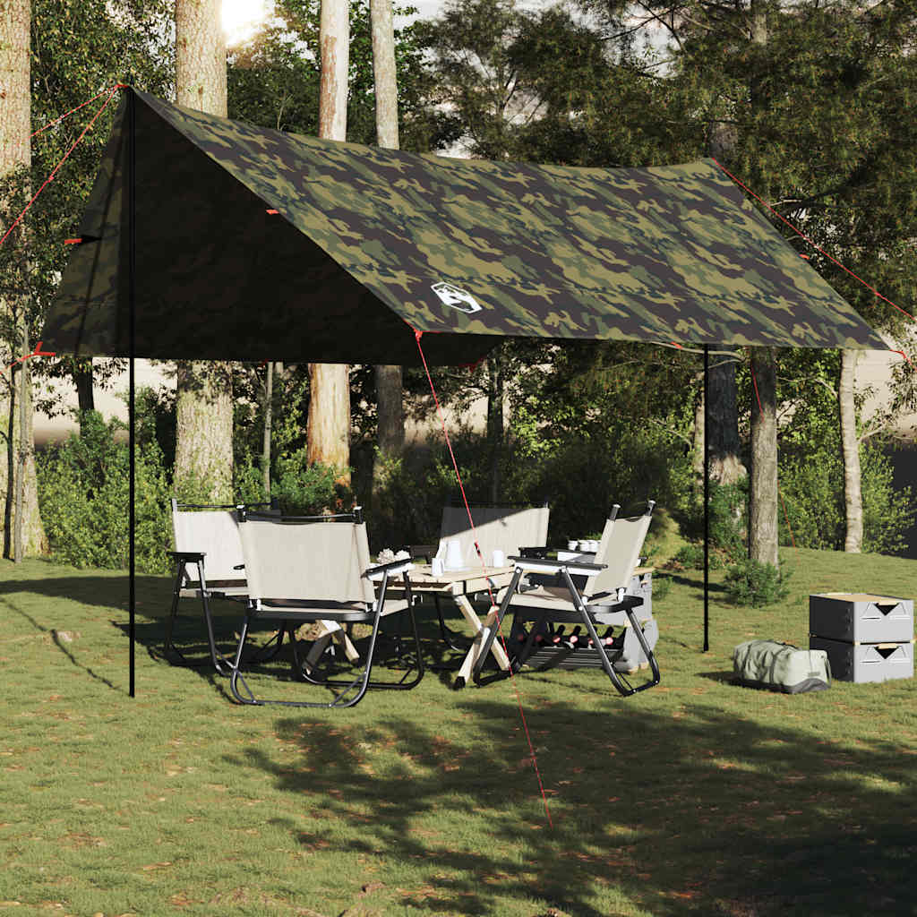 tarp 438x376x212 cm vandtæt camouflage