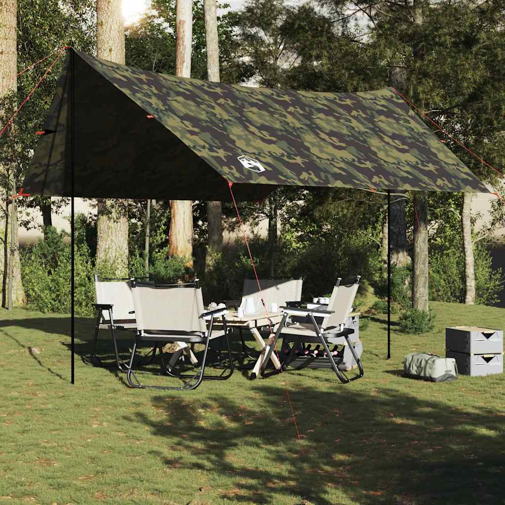 tarp 462x306x211 cm vandtæt camouflage