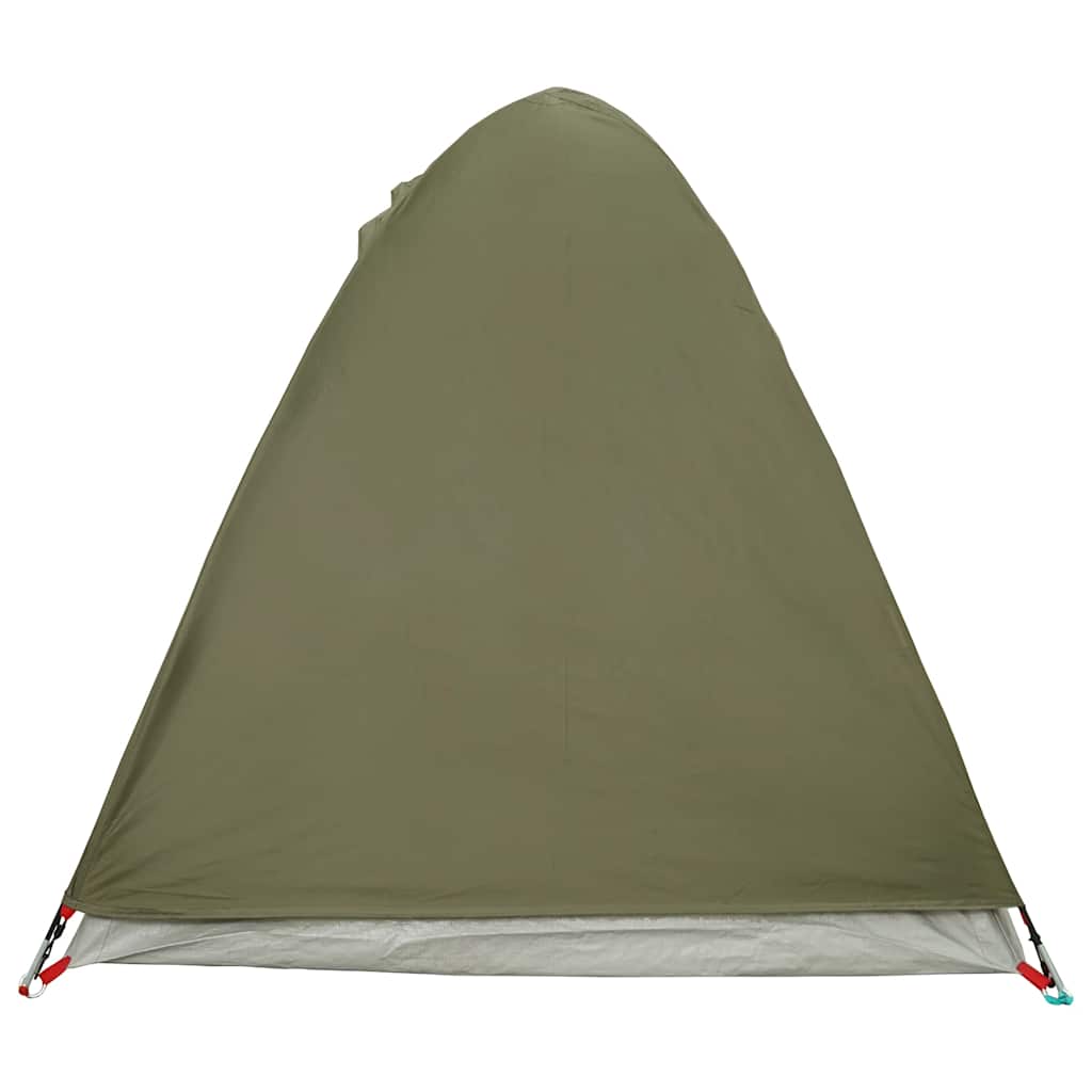 2-personers campingtelt vandtæt kuppel olivengrøn