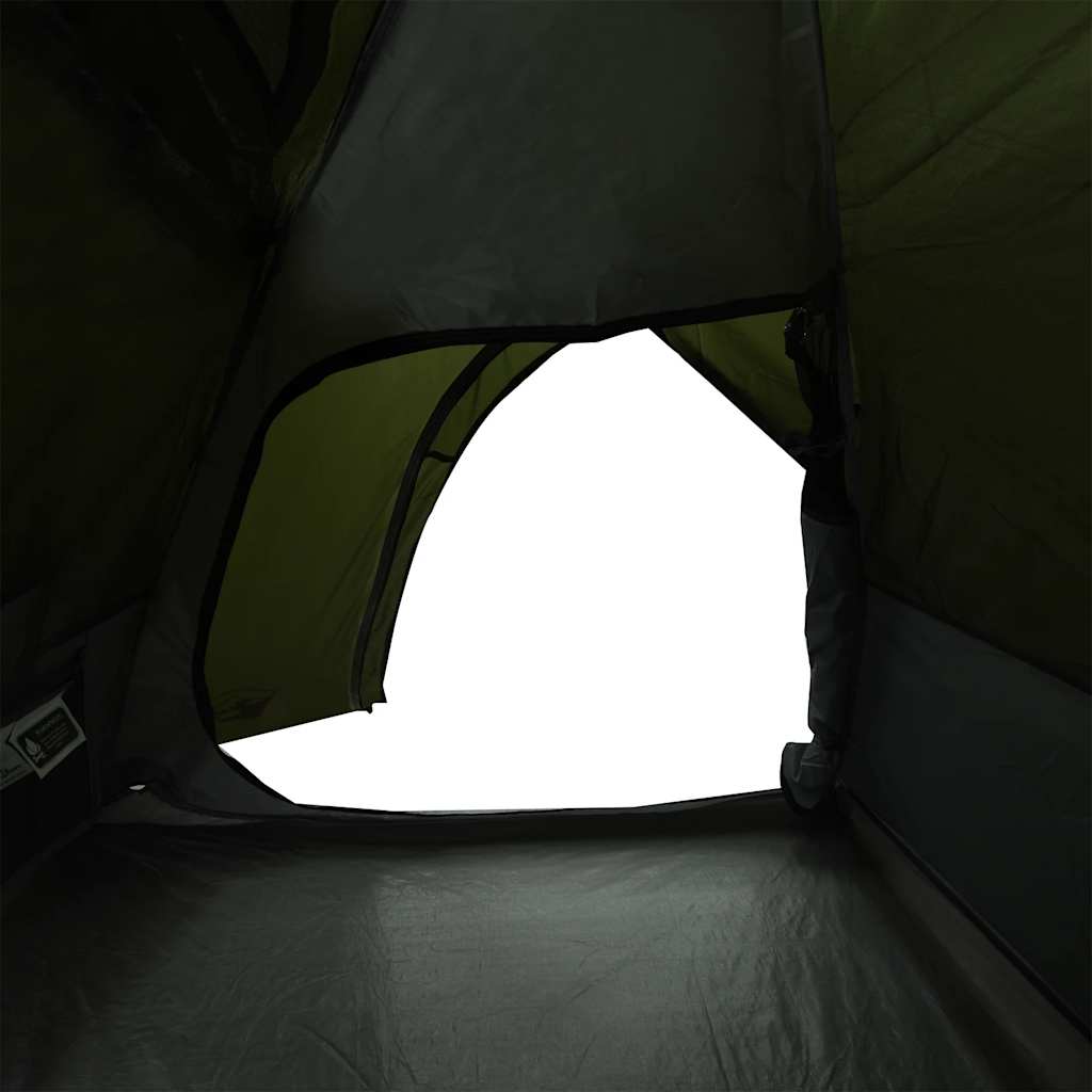 2-personers campingtelt vandtæt kuppel olivengrøn
