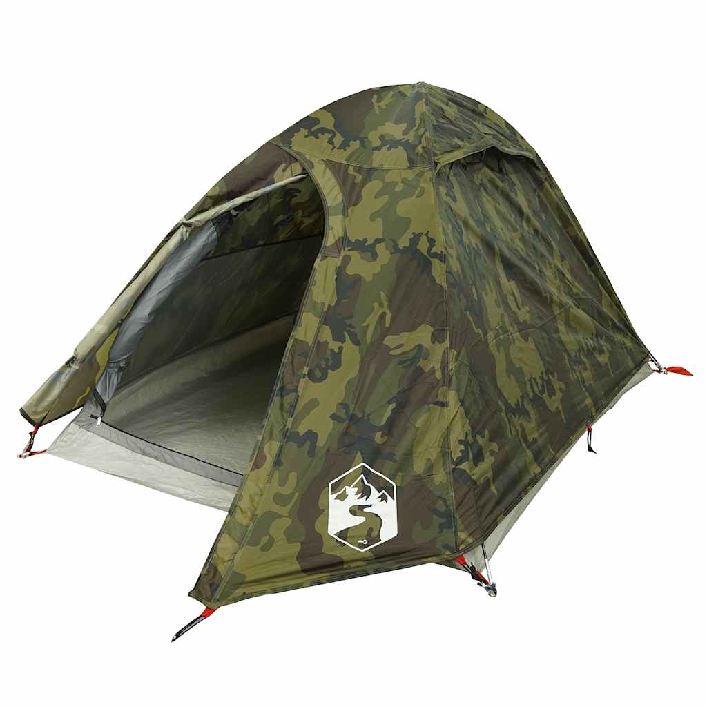 2-personers campingtelt vandtæt kuppel camouflage
