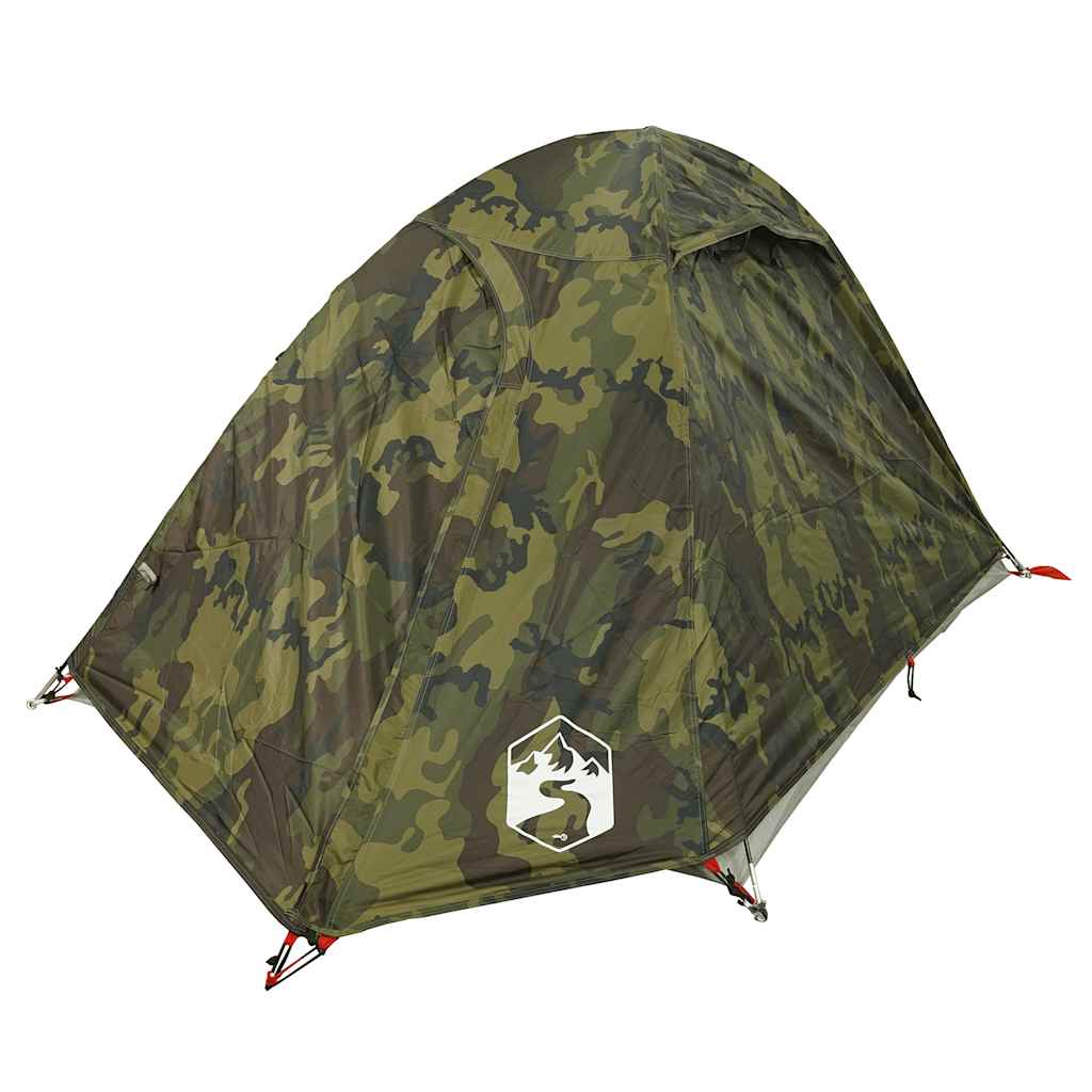 2-personers campingtelt vandtæt kuppel camouflage
