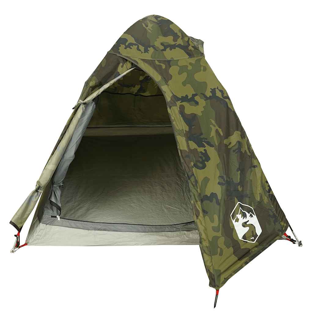 2-personers campingtelt vandtæt kuppel camouflage