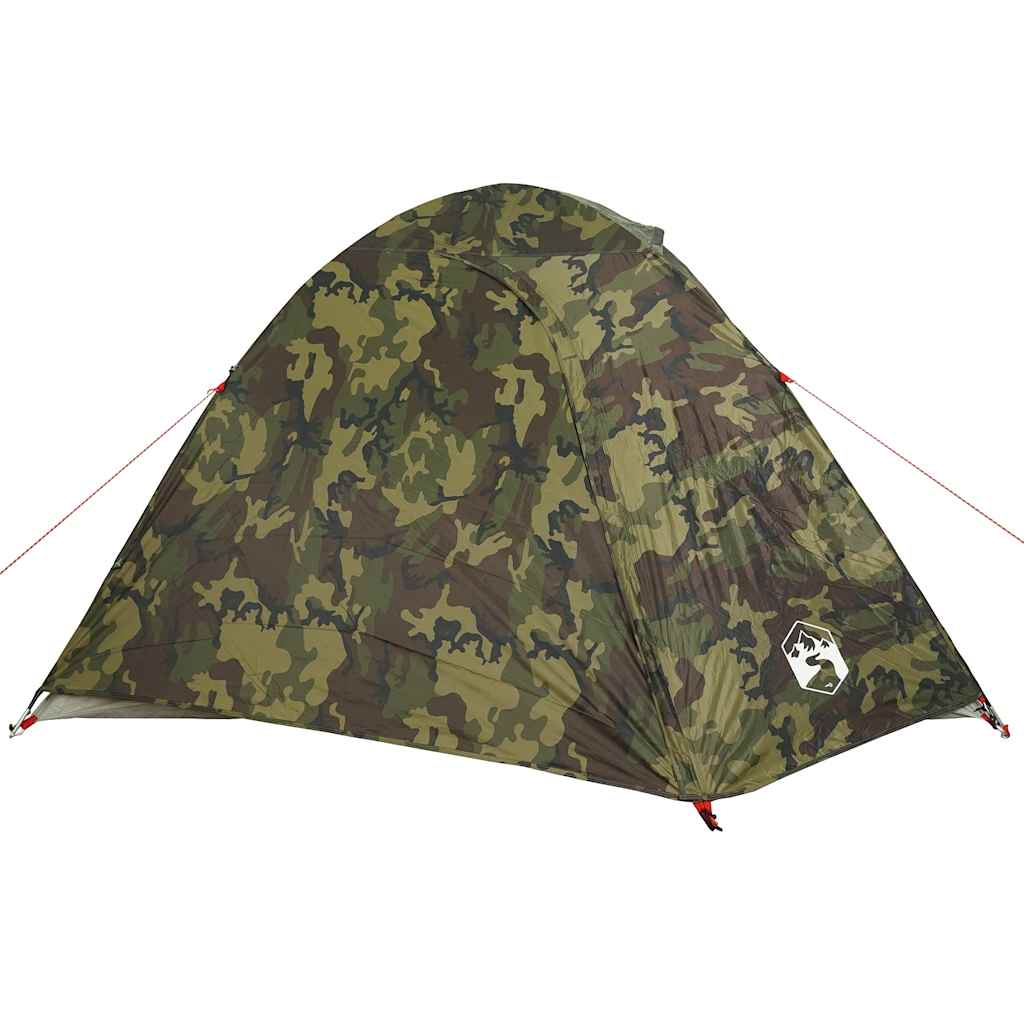 3-personers campingtelt vandtæt kuppel camouflage