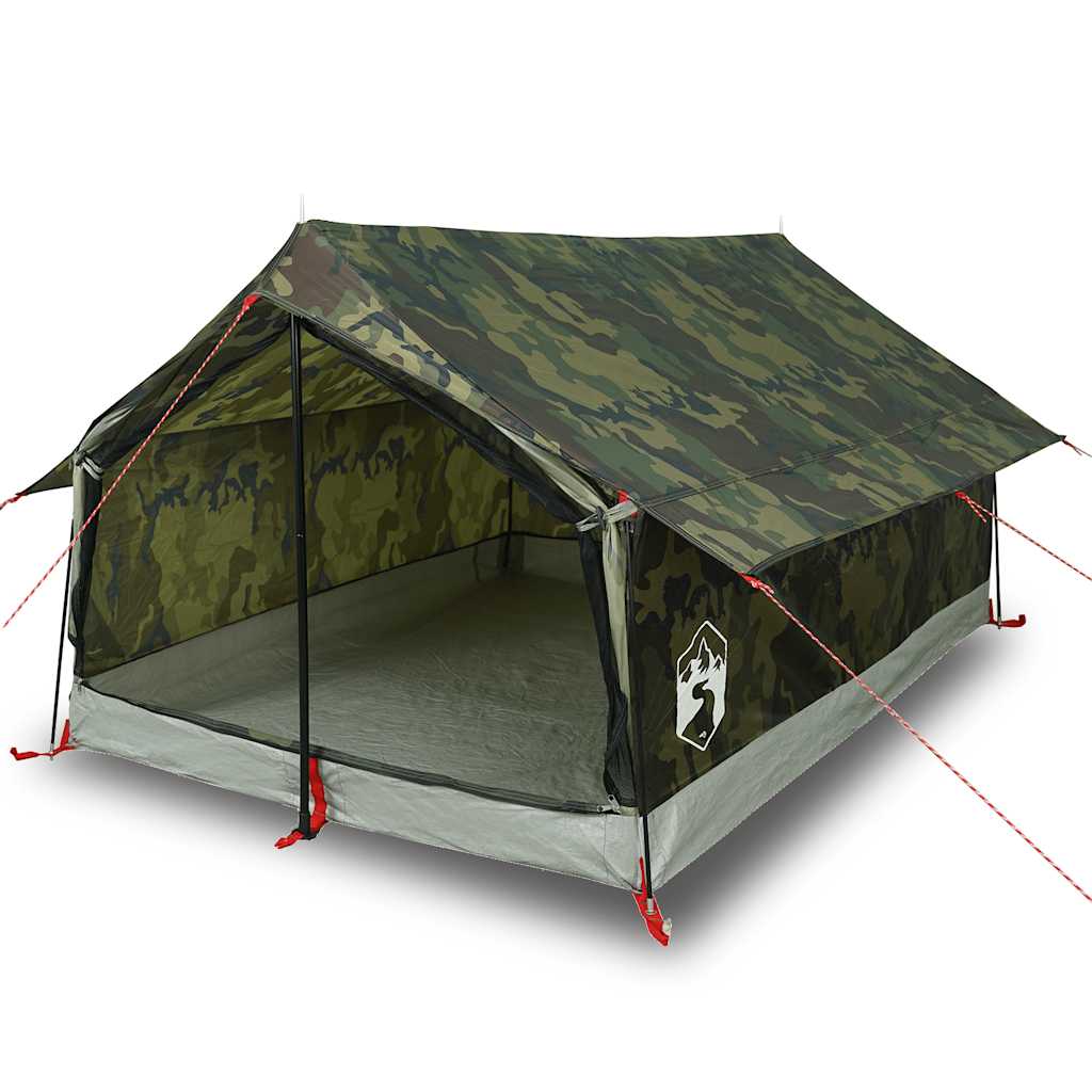 2-personers campingtelt vandtæt camouflage