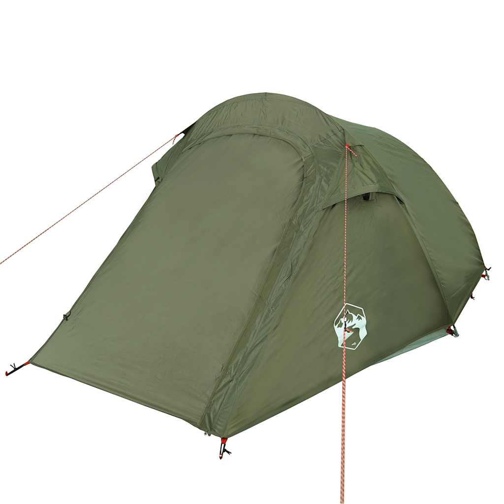 3-personers campingtelt vandtæt olivengrøn