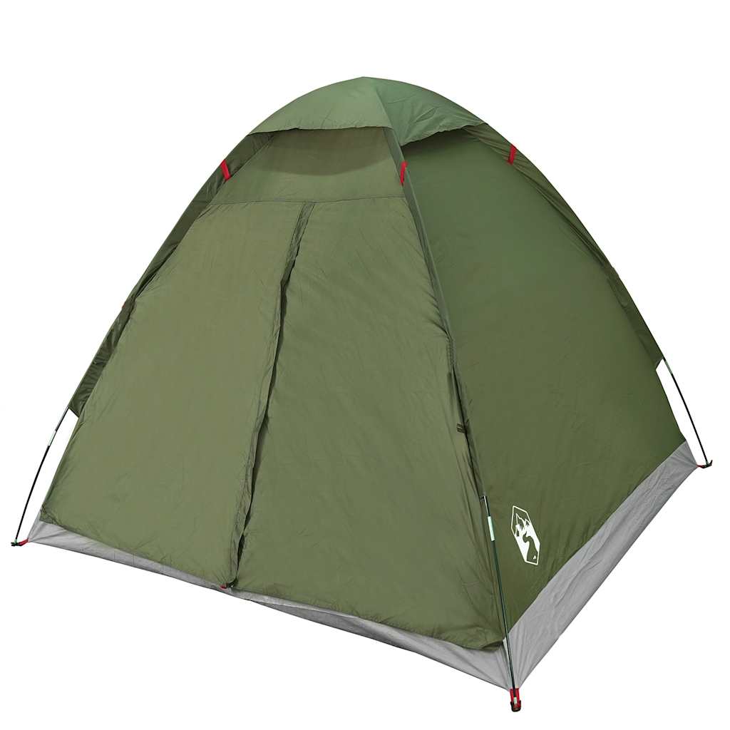 2-personers campingtelt vandtæt kuppel olivengrøn