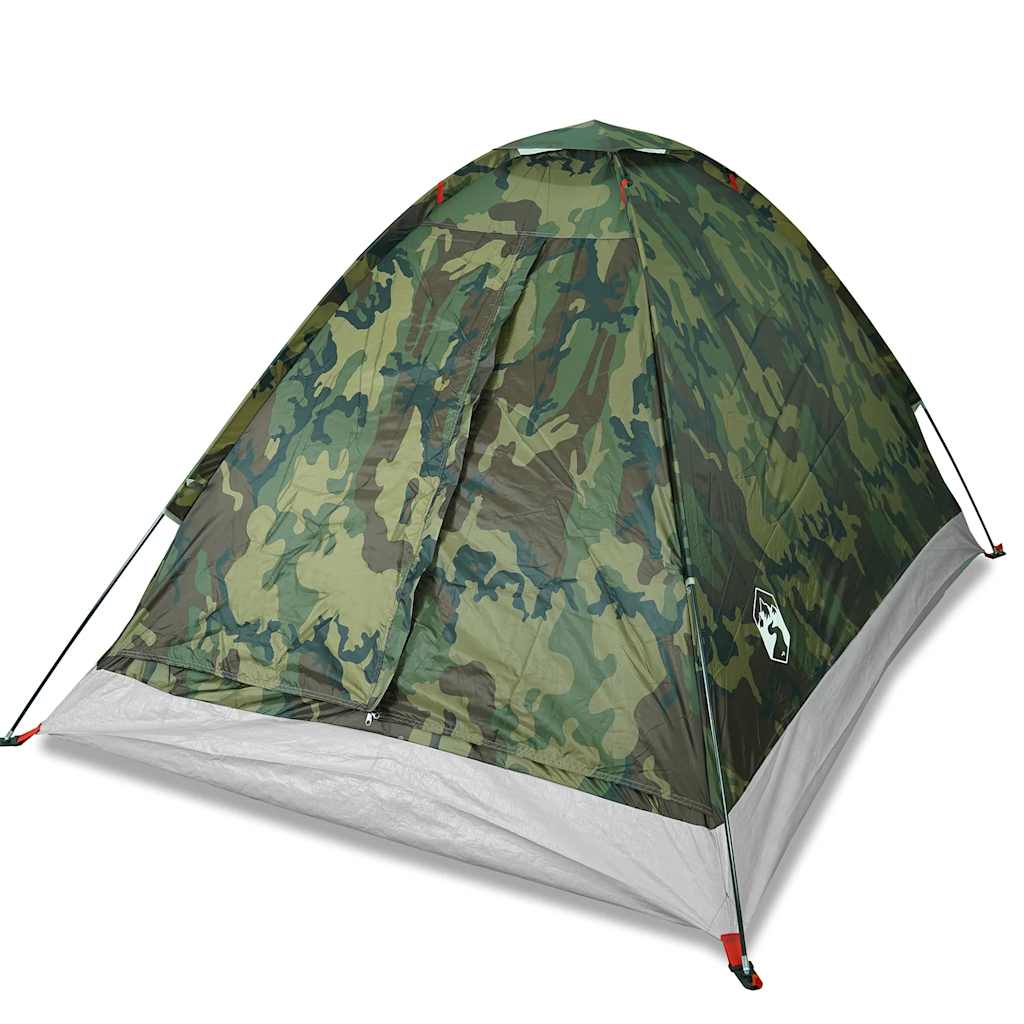 2-personers campingtelt vandtæt kuppel camouflage