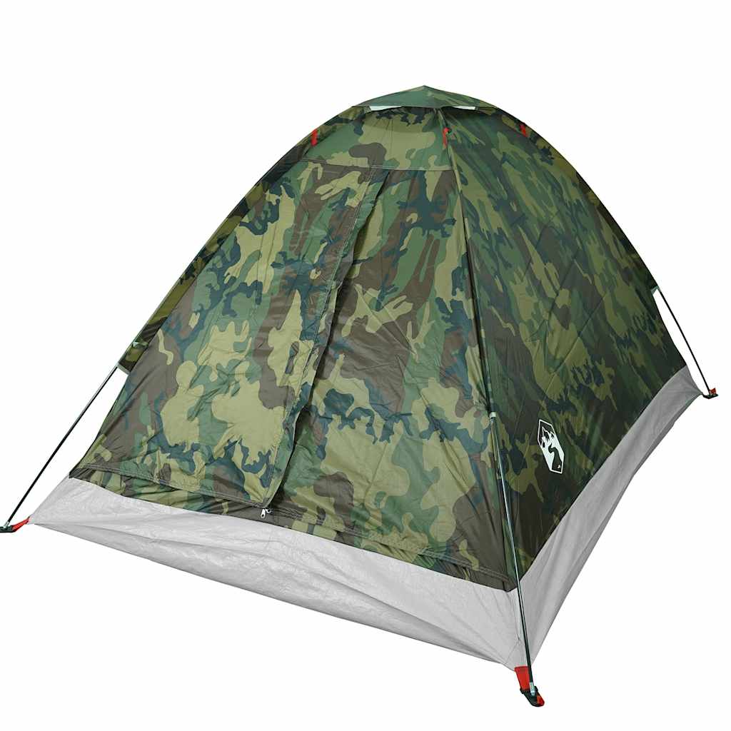2-personers campingtelt vandtæt kuppel camouflage