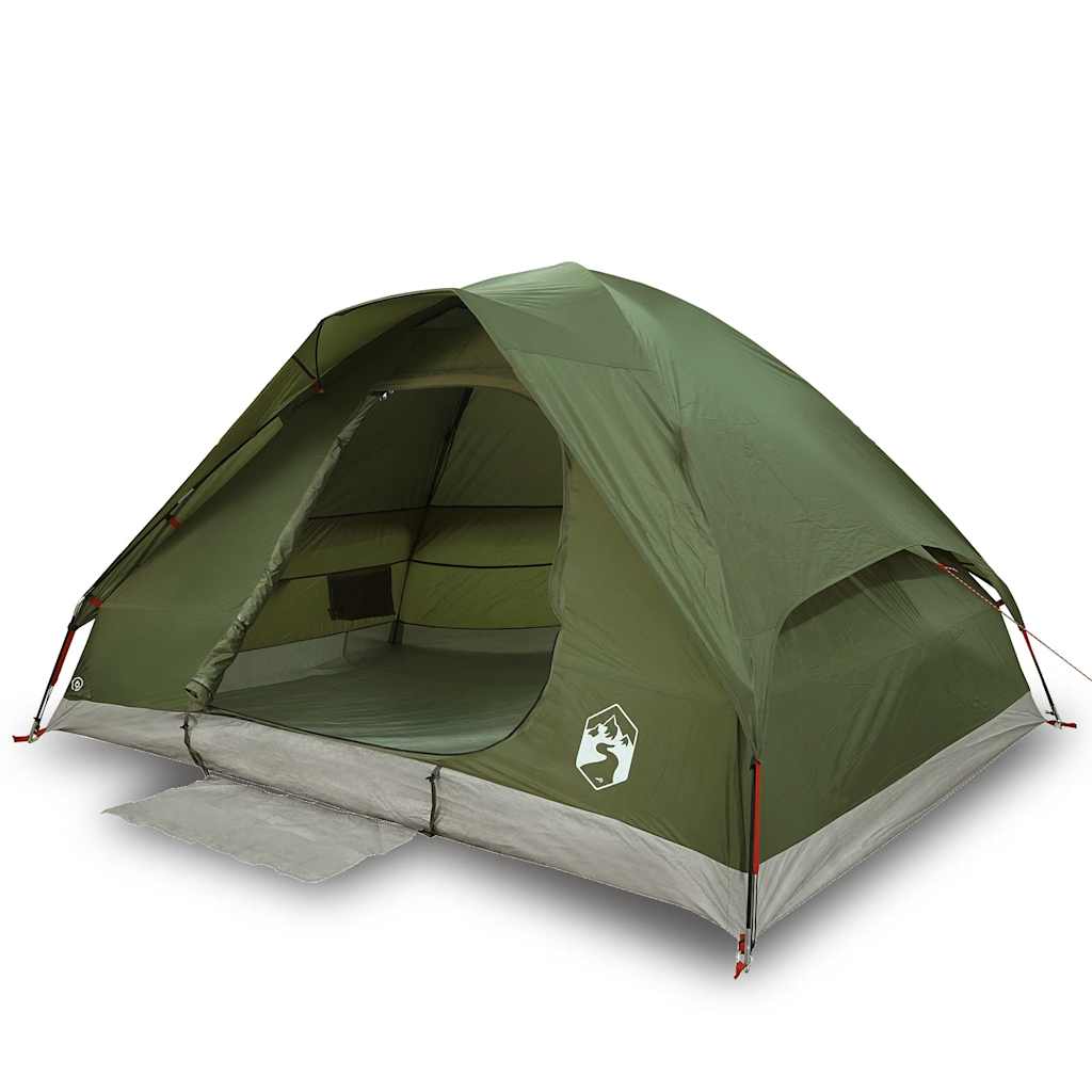 2-personers campingtelt vandtæt kuppel olivengrøn