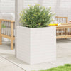 plantekasse 40x40x46 cm massivt fyrretræ hvid