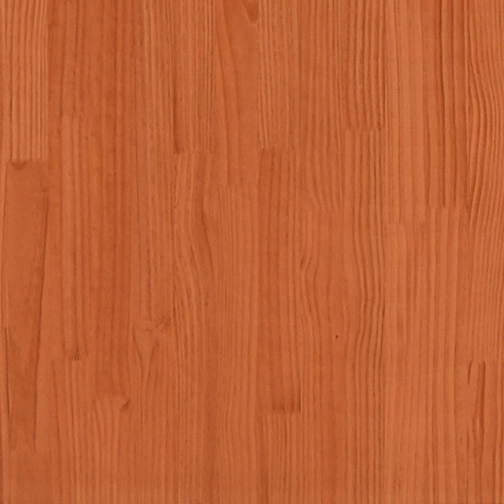 plantekasse 40x40x46 cm massivt fyrretræ gyldenbrun